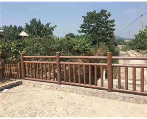 仿樹皮階梯護(hù)欄